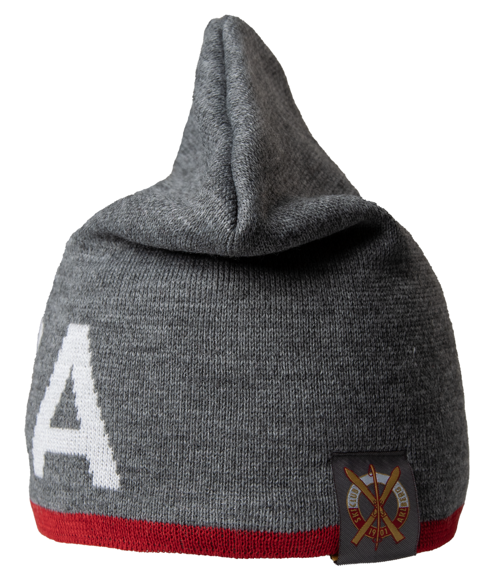 Strickmütze hellgrau SCA