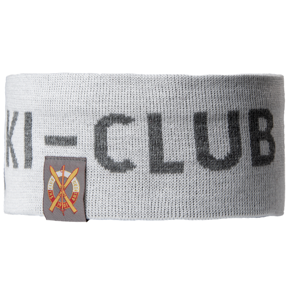 Strickstirnband weiss Ski-Club Arlberg